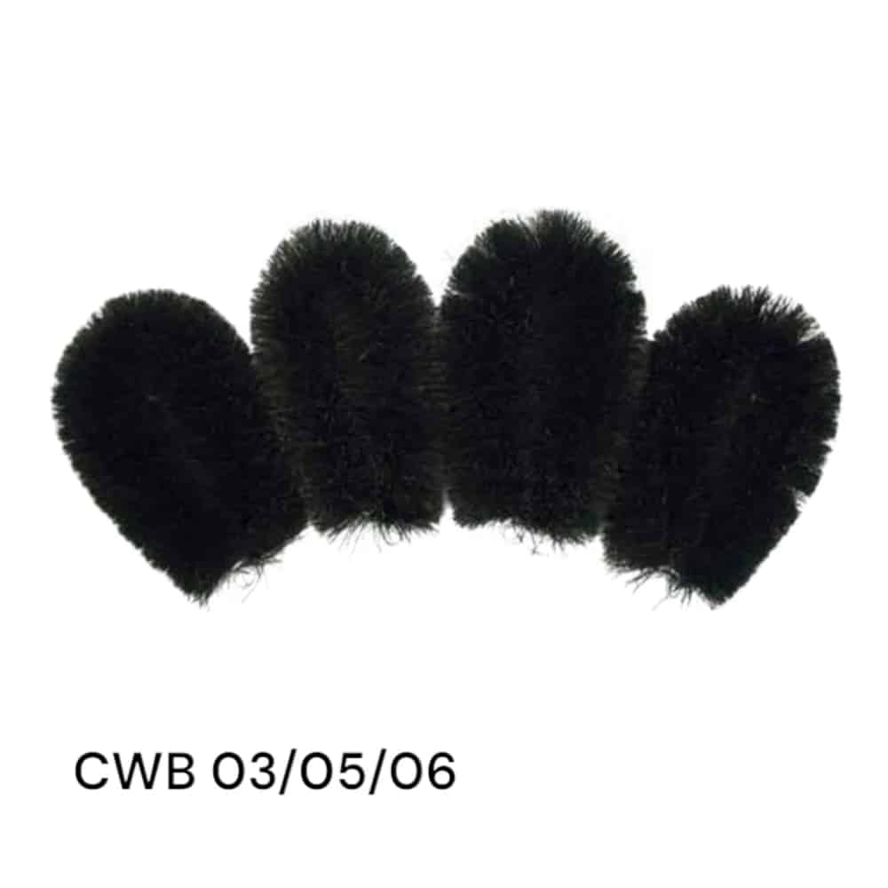 แปรงล้างล้อขนมะพร้าว (สีดำ) CWB05